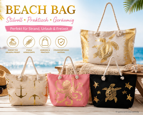 Xxl strandtasche maritime - xxl,