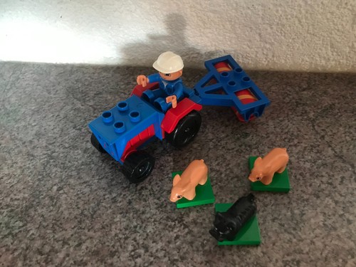 Lego duplo traktor blau mit - traktor,