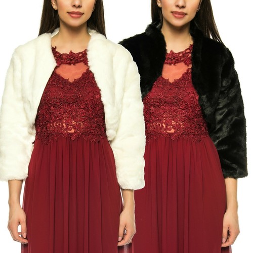 Pelz abend jacke blazer - abend,