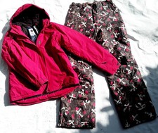skianzug Teens snowboardanzug NEU 158 164 Thinsulate weiß rot braun unisex