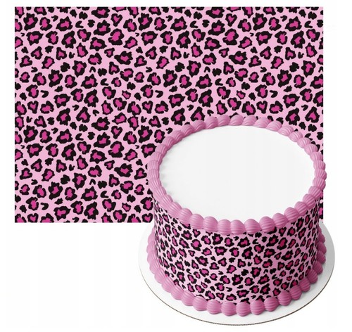 Essbarer rosa tortenband - rosa,