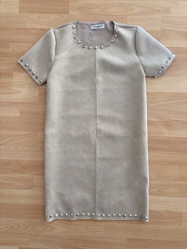 Kleid wildleder mit - kleid, wildleder-kleid