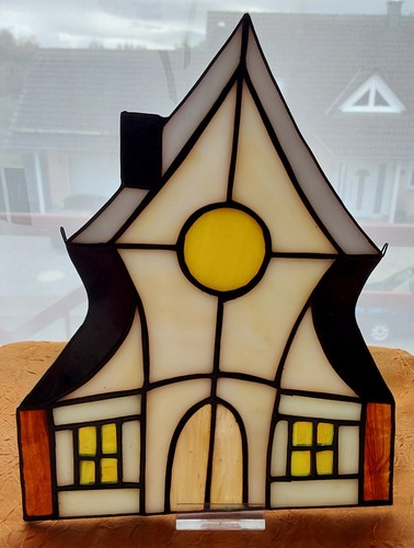 Tiffany fensterbild schräges - tiffany,