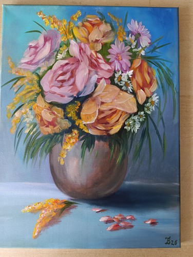 Olgemalde leinwand 30x40 - leinwand,