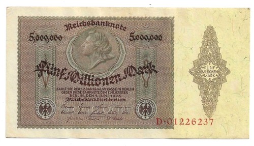 Millionen mark 1923 - 5,