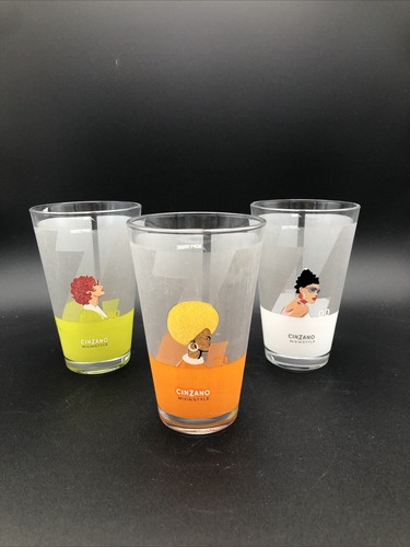 Martini glas cinzano mixin - 3, mixin'