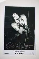 Charlie Harper from UK Subs signed 20x30cm Foto Autogramm Autograph In Person 1