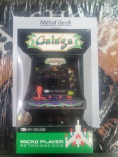 My Arcade Micro Player Retro Arcade Galaga SEALED !!