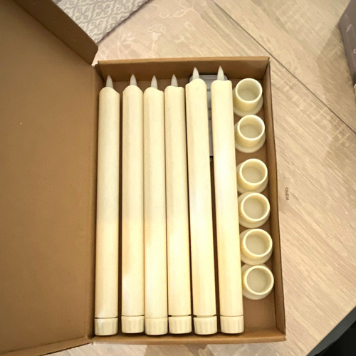 6er set flammenlose led - flammenlose,