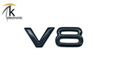 AUDI V8 Emblem | schwarz