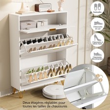 Schuhschrank Weiß 2