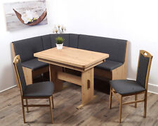 ECKBANKGRUPPE BREMEN MANIPI TRUHENECKBANK 165x125 TISCH 2 STÜHLE
