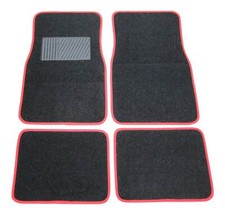 4x Textil Fußmatten