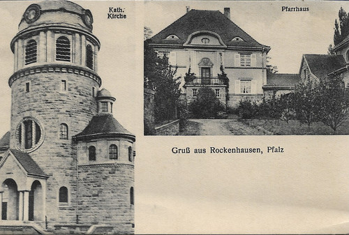Rockenhausen kath kirche - ak,