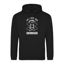 Unisex hoodie snowboard life - hoodie,