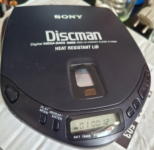 Sony discman 170an player - d-170an, cd-player