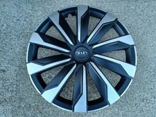 4 Alu-Design Radkappen 15 Zoll Typhoon schwarz/silber für Kia NEU