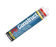 Soudal PU Construct 465g Universalkleber Konstruktionskleber Baukleber braun