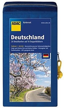 Adac straßenkarten kartenset - straßenkarten,