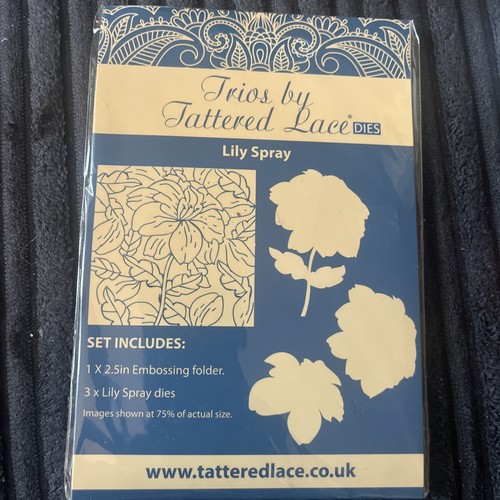 Tattered lace die embossing - tattered, &