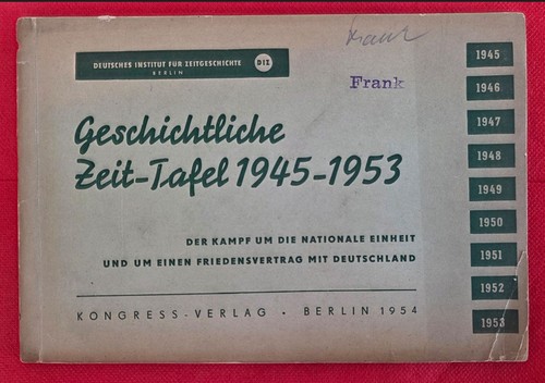 Ddr 1954 geschichtliche - ddr,