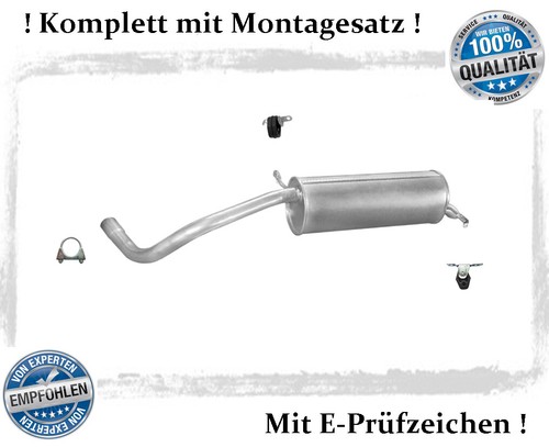 Endschalldämpfer skoda fabia - skoda,