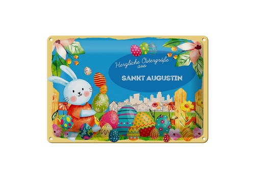 Blechschild ostern - blechschild,