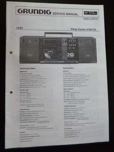 Original service manual - original,