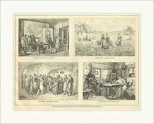 Originalzeichnungen der Künstler, Kunstauss. Wien Holzstich SUPERPREIS X 0385