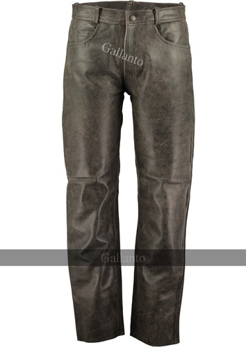 Motorradhose distressed leder - distressed,