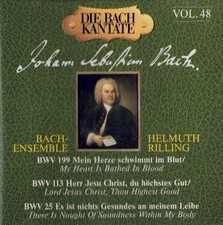 Johann Sebastian Bach Kantaten Rilling Vol.48 (Hänssler Classic, CD)