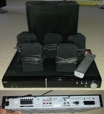 AKAI AHC 1400 Heimkinosystem mit Dolby 5.1 und 6 Boxen - nur DVD's !
