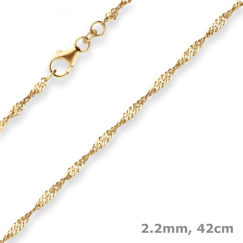 2mm singapurkette collier - 2,2mm,