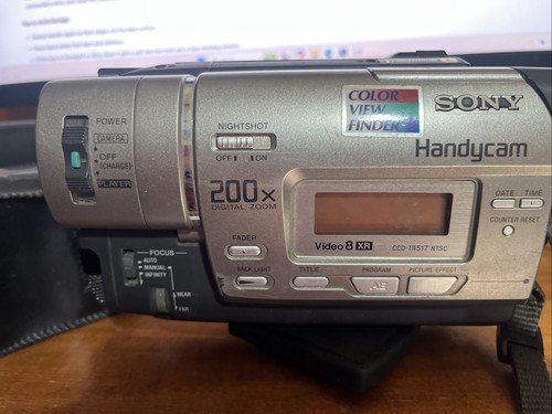 Sony handycam ccd tr517 video8 - handycam,