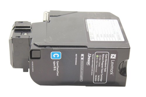 Lexmark 74c2sc0 toner cyan - 74c2sc0,