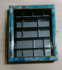 Setzkasten, mit Glastür und