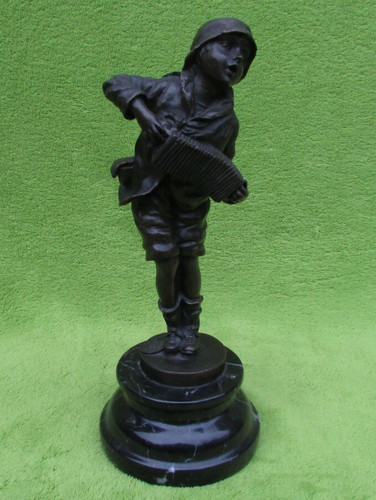 Alte bronze figur signiert - alte,