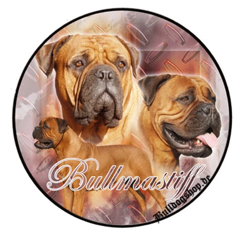 Aufkleber motiv bullmastiff - 2,