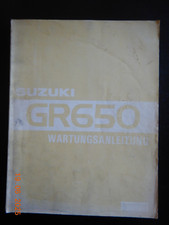 Wartungsanleitung Suzuki GR650