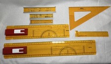 rOtring Zubehör für Zeichenbrett Zeichenschiene A4 A3 Schriftschablone 