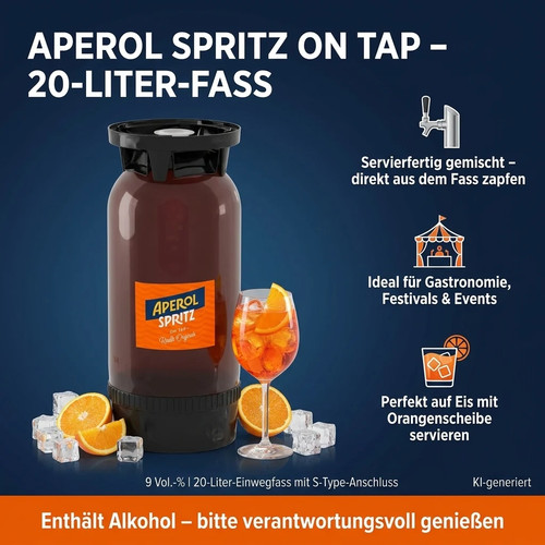 Aperol spritz 20l alc - alc., 9