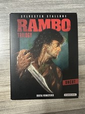 Blu Ray Rambo Trilogy Trilogie Box FSK 18 Uncut dremastered Sylvester Stallone