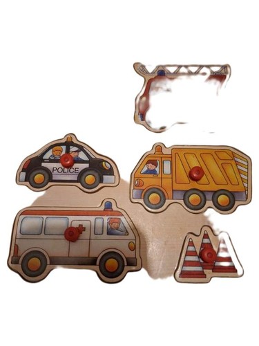 Holz steckpuzzle fahrzeuge - steckpuzzle,