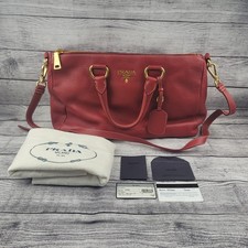 PRADA Vitello Daino Leather