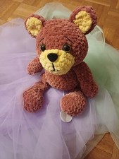 Spieluhr Teddybär gehäkelt