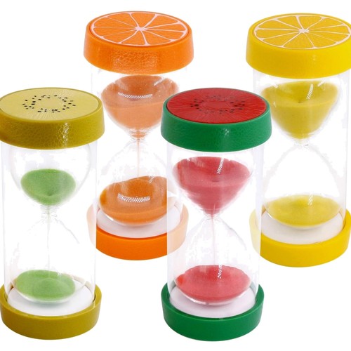 Sanduhr set farben obst stil - 4, obst-stil