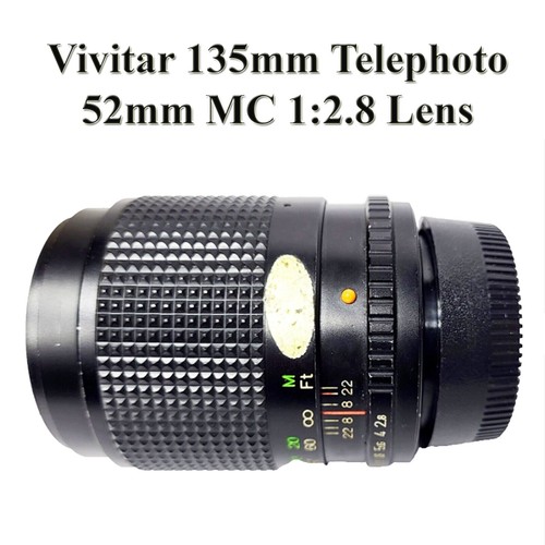 Vivitar 135mm tele 52mm - 135mm,