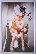 Blechschild 20x30 cm - Frau