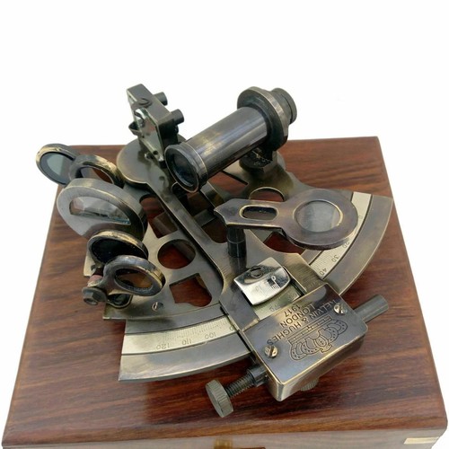 Antik messing sextant - antik,
