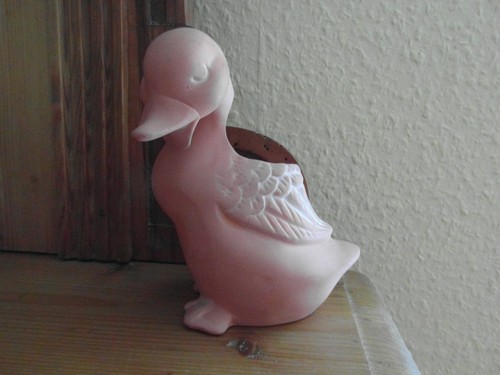 Pflanzgefäß klein ente aus - pflanzgefäß,